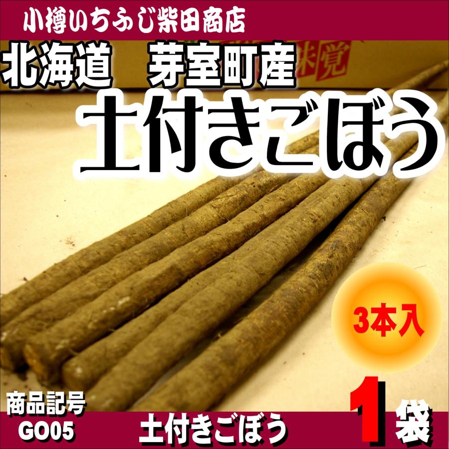 芽室町産　土付きごぼう　GO05　3本入　LINEショッピング　通販　LINEポイント最大0.5%GET