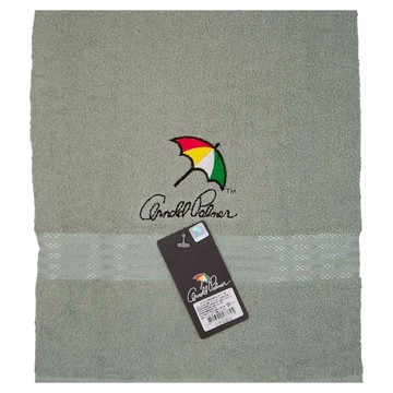 Arnold Palmer 雨傘牌 亮晶緞紋浴巾 棉紗 AP290 70 x 138cm  綠色  1條