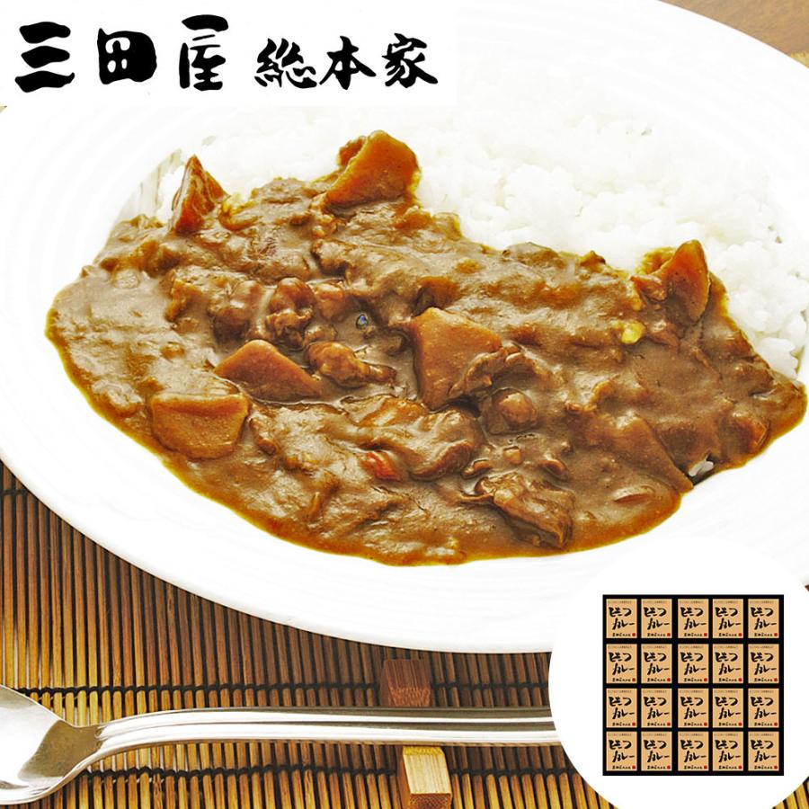 三田屋総本家 ビーフカレー 20食セット レトルトカレー 牛肉 お