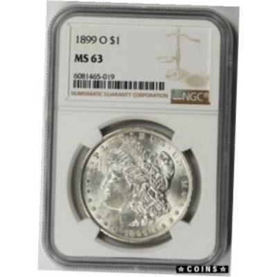 アンティークコイン 1899-O Morgan Dollar Silver $1 MS 63 NGC | LINE