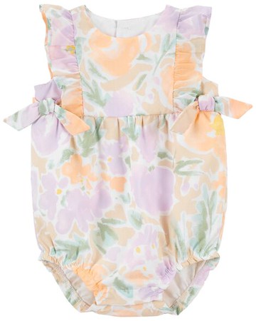 Baby Floral Bubble Romper