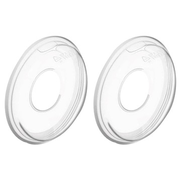 YOUHA 優合 矽膠護乳集乳罩 食品級矽膠材質 超彈性大開口 柔軟舒適  透明  2個