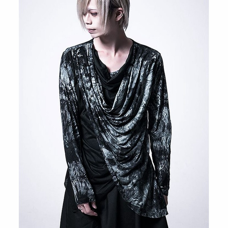 シルバーバレット Bernings Shoムラ染めドレープ長袖 Tシャツ メンズ ネイビー Mサイズ Silver Bullet 通販 Lineポイント最大1 0 Get Lineショッピング