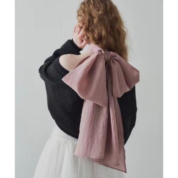 日單 JIU小眾點睛之筆絲巾超長絲帶腰帶女配裙子多功能絲巾