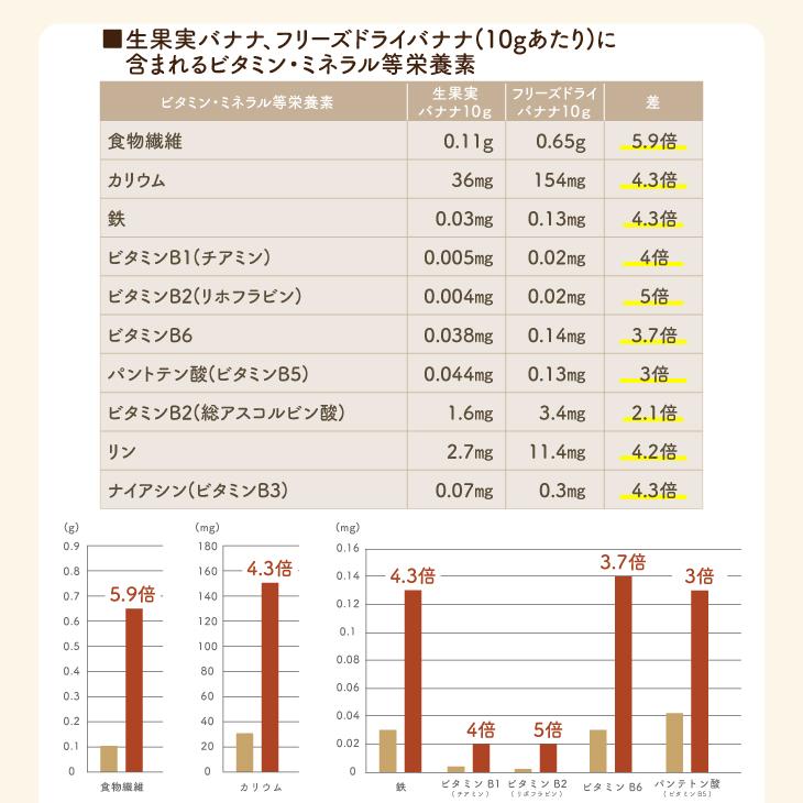 フリーズドライ バナナ 60g ダイスカット サイズ 5mm