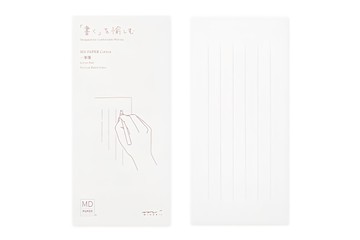 日本 MIDORI MD棉紙一筆箋 垂直線條設計 書寫流暢 輕巧便攜 辦公學習好幫手  50張  1個