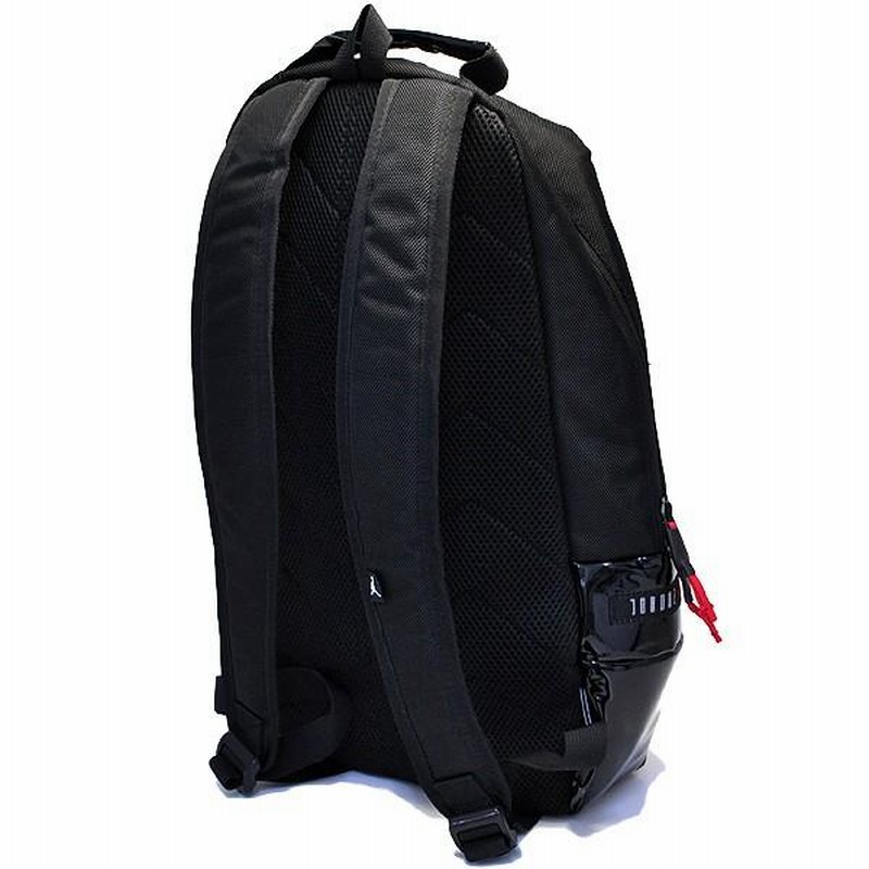 ナイキ ジョーダン バッグパック NIKE JORDAN RETRO 11 BACKPACK black/gym red AJ11 リュック カバン  バッグ PCスリーブ BRED | LINEブランドカタログ