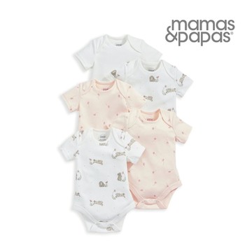 Mamas&Papas 春日對話-短袖包屁衣5件組