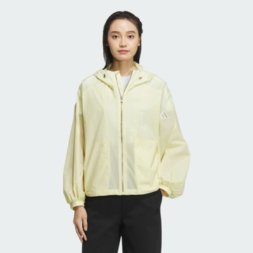 Adidas Mt Wv Jkt JZ1656 女 連帽外套 運動外套 防風 黃 亞版