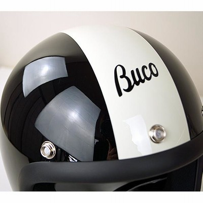 BABY BUCO ベビーブコ 美品センターストライプモデル サイズ57〜58 BUCO【ブコ】ベビーブコ ストライプ(ジェットヘルメット