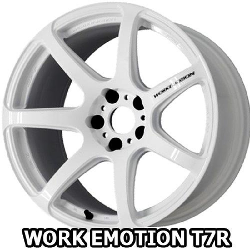 17×7.0J +47 5/100 ワークエモーション T7R (WHT) ワーク 17インチ ...