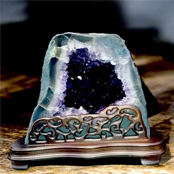 【SUMMER寶石】 藏風納氣5A帝王紫晶洞 24.25KG