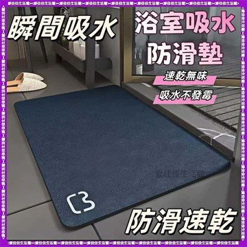 浴室必備🎈浴室防滑地墊 吸水地墊  珪藻土軟墊 軟式 踏墊 腳踏墊 浴室腳踏墊 矽藻土地墊 防滑墊吸水地墊  硅藻土地墊