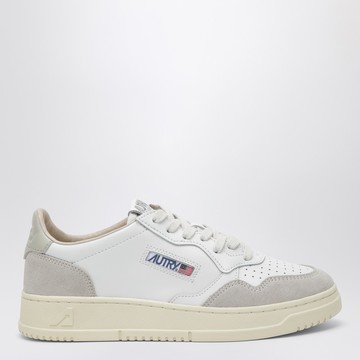 Medalist Low sneakers in white/beige leather and suede