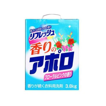 日本【第一石鹼 】阿波羅 芳香洗衣粉3.8kg 二入組合
