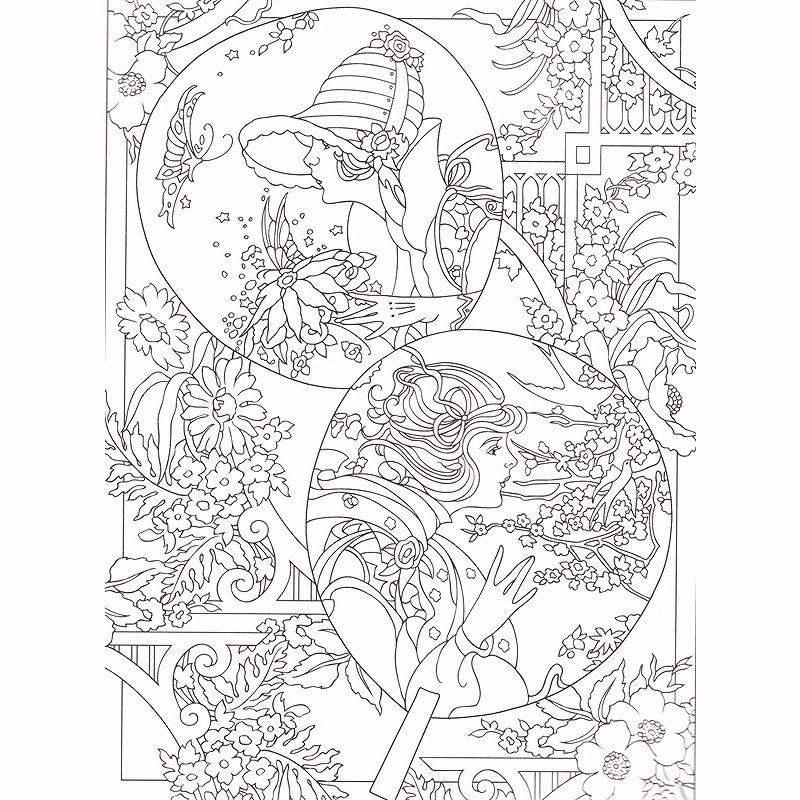 セール 一番安い 団扇精選 塗り絵が好きになった 中国語版大人の塗り絵/扇之珍 絵画