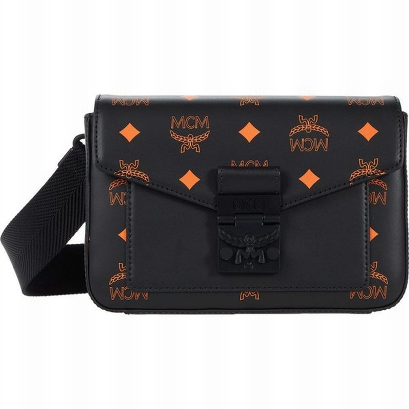 エムシーエム Mcm メンズ ショルダーバッグ バッグ Color Splash Logo Crossbody Small Persimmon Orange 通販 Lineポイント最大0 5 Get Lineショッピング