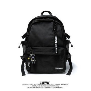TRUFFLE工裝大容量雙肩包男初中高中書包女輕便出游電腦旅行背包