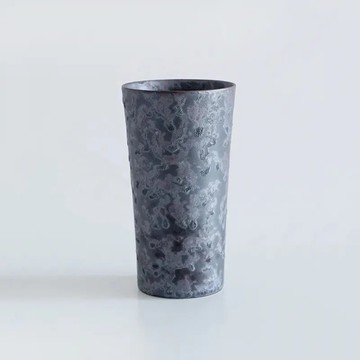 【303select】有田燒 日本 黑錆絞 黑錆立杯