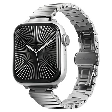 LAUT 萊德 錶鏈式不銹鋼錶帶  Apple Watch S10 38/40/41/42mm  銀色  1個