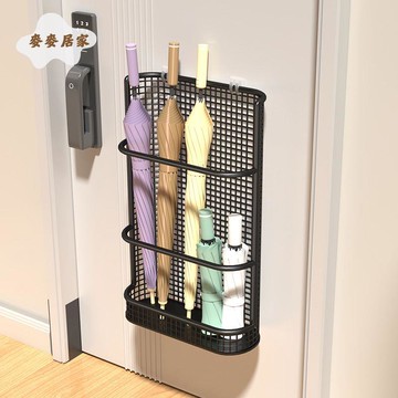 雨傘收納架雨傘架放傘置物架神器家用門口壁掛式置掛傘架收納架子pm6131