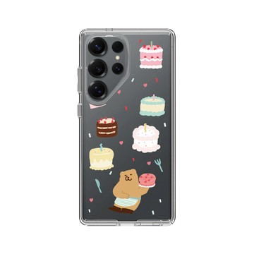 Galaxy S25 Ultra Clear 透明 - 咻咻熊 XiuXiubear - 蛋糕日