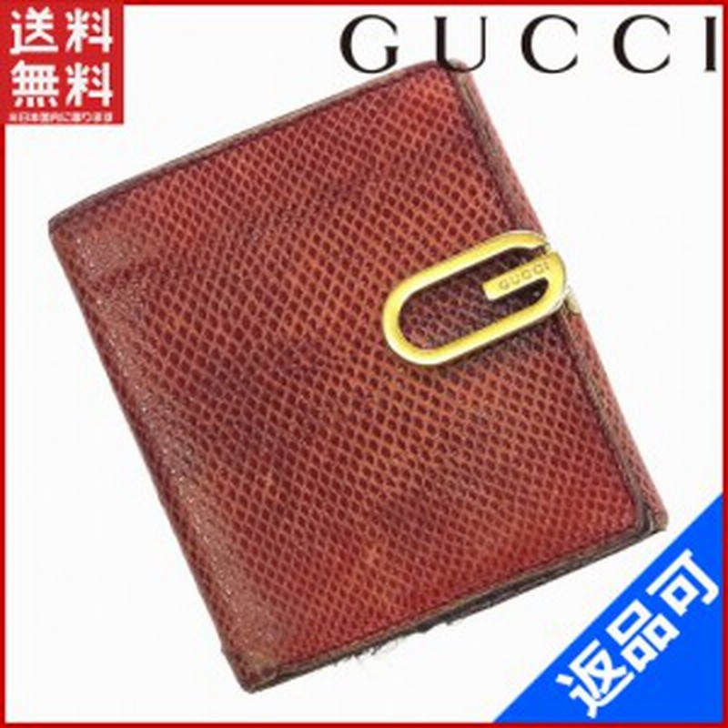 グッチ 財布 Gucci 二つ折り財布 ゴールド金具 ボルドー 激安 即納 中古 X 通販 Lineポイント最大1 0 Get Lineショッピング