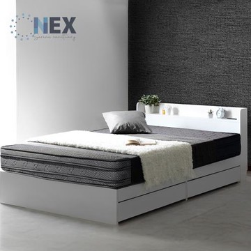 NEX 星空舒眠床墊單人3尺四線 科技3D舒柔布 透氣釋壓棉輕柔包覆(高強度支撐)