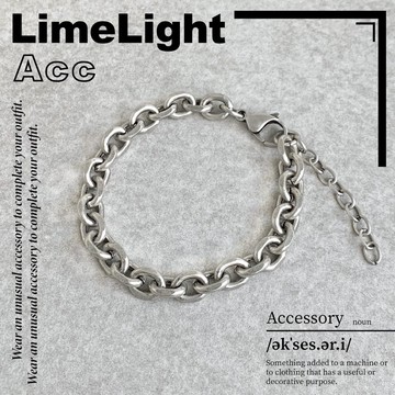 ☆LimeLight☆ 粗款 簡約 好搭 飾品 鈦鋼 古銀 高級感 韓國 任何尺寸都能配戴 手鍊