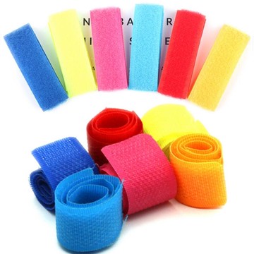 魔鬼粘束線袋 6入 魔鬼貼 收納帶 分類電線整理帶 綁線帶 理線帶 束線帶【DD110】 123便利屋