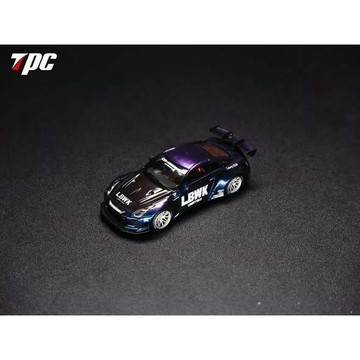 TPC 1/64 合金LBWK GTR R35 定制款 午夜藍變色龍