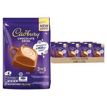 Cadbury 吉百利 香醇即溶可可粉 新包裝  30g  13包  18袋