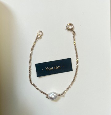 悠然彩寶。包金 14k金 天然淡水珍珠 手鏈 珍珠 手鏈 串珠手鍊