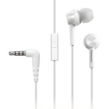 Panasonic 手機用耳塞式耳麥  白色  RP-TCM115-W