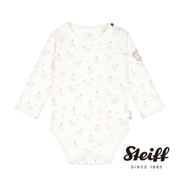 STEIFF熊頭童裝 天鵝 長袖包屁衣 3m-1y