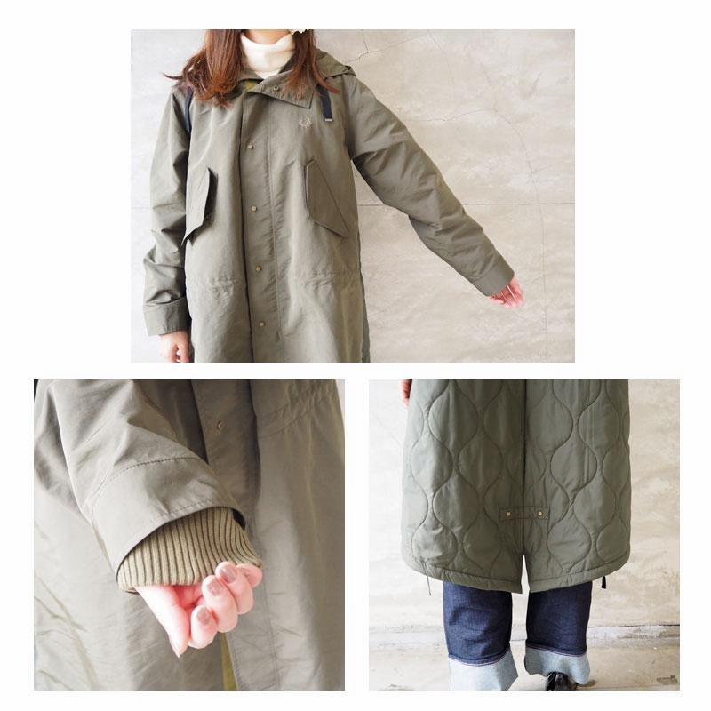 FRED PERRY MIX PANEL FISHTAIL PARKA 素晴らしい品質 - ジャケット