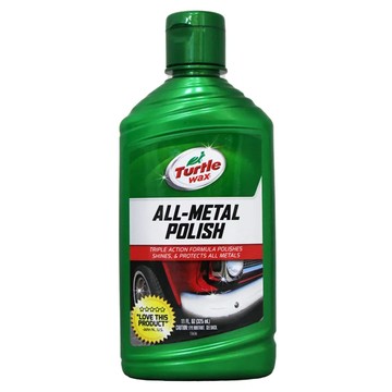 Turtle Wax 美國龜牌 金屬拋光劑  三重作用配方  拋光、閃耀並保護所有金屬  325ml  1瓶