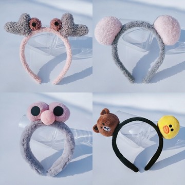 直播道具女主播頭飾主播頭飾發飾可愛超仙可愛貓耳朵發箍毛絨發飾