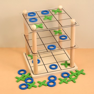兒童立體井字棋玩具 邏輯思維專注力訓練玩具 桌面遊戲 智力雙人親子互動玩具