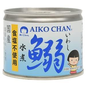 伊藤食品 AIKO CHAN あいこちゃんイワシ水煮 食塩不使用 6号 缶 190g×24個入