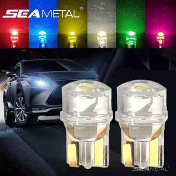 SEAMETAL 汽車 LED 寬度指示燈高亮度轉向信號燈 12V 鏡頭頻閃尾箱儀表燈