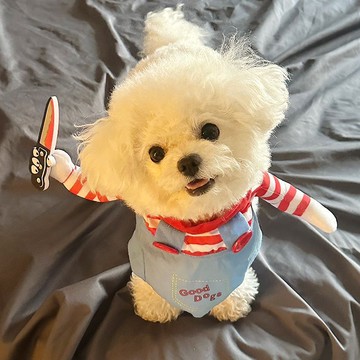寵物省錢鋪】 搞怪寵物衣服狗狗帶刀變身裝泰迪柴犬貓咪小中大型犬可愛裝扮服飾 寵物用品 出貨 貓咪衣服 狗狗衣服 寵物貓