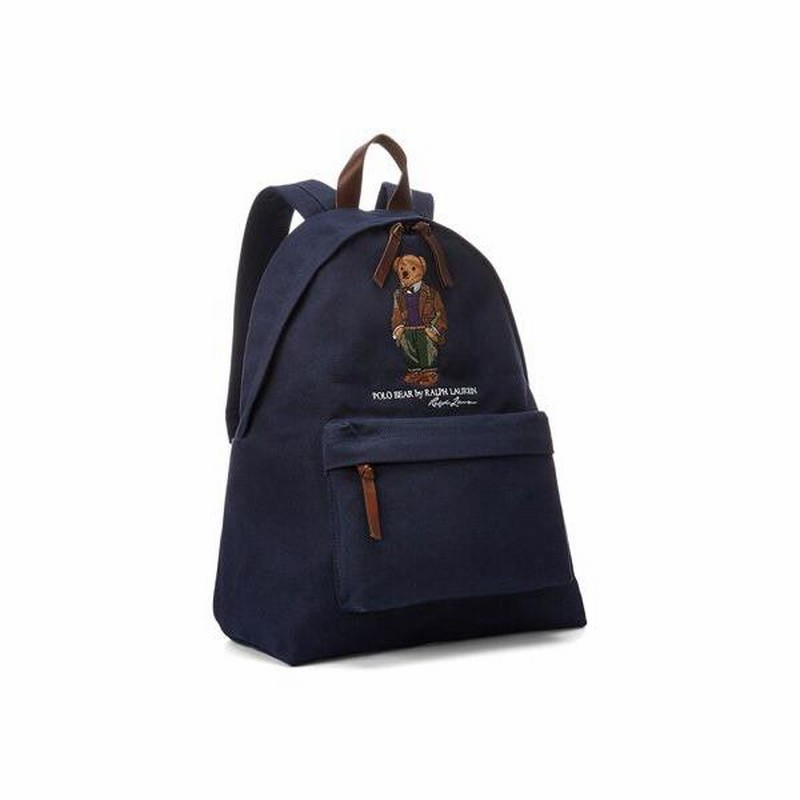 新品◎RalphLauren★ポロベアキャンバスバックパック Polo ベア キャンバス バックパック （リュック・バックパック