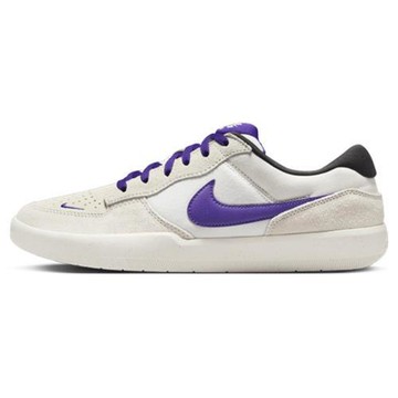 Nike 休閒鞋 男鞋 女鞋 滑板 麂皮 SB Force 58 白米紫【運動世界】DV5477-006
