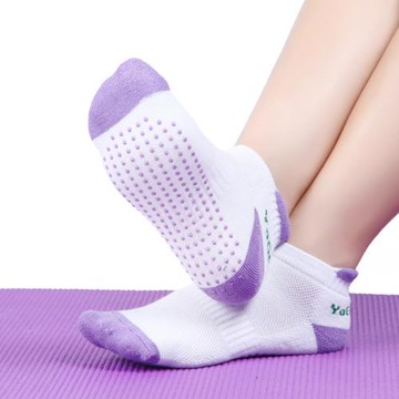 瑜伽襪子防滑專業女秋冬款加厚運動健身保暖瑜伽防滑襪舞蹈蹦床襪