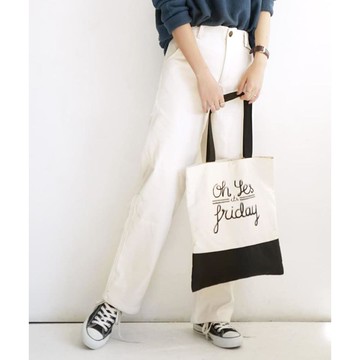 日本 zootie - 熱銷定番 加絨彈力修身寬褲-米白