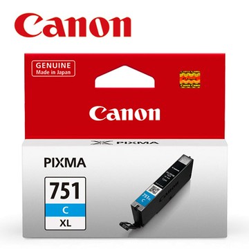 CANON CLI-751XL C 原廠藍色高容量XL墨水匣