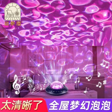 免運 星空燈 投影燈 夜燈 【可旋轉控制方式】星空燈投影儀小夜燈臥室房間床頭氛圍感極光滿天星光浪漫藍牙網紅開立發票 售後保障 全館八折 工廠現貨 z19