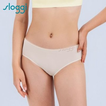 sloggi-GO COOL清爽系列中腰小褲 香草冰淇淋