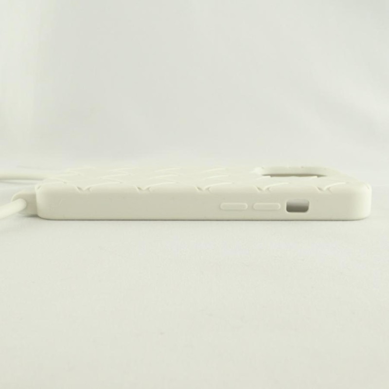 iPhone13Pro ボッテガヴェネタ スマホケース ホワイト Bottega Veneta iPhone 13 proケースホワイト美品
